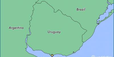 Mapa z montevideo Uruguay