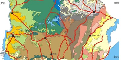 Mapa Uruguay klimatu 